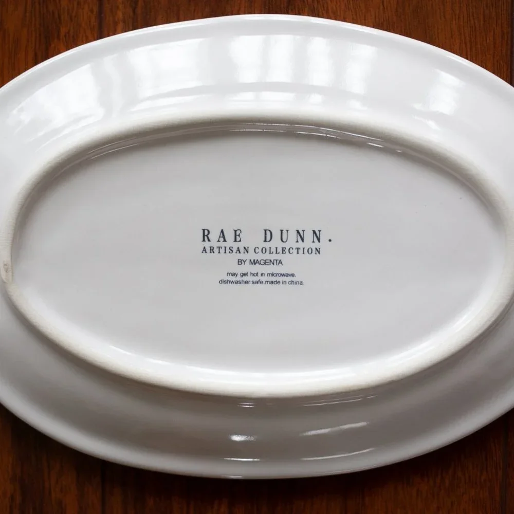 4x Rae Dunn Collection Snack Plates - Picture 3 of 4